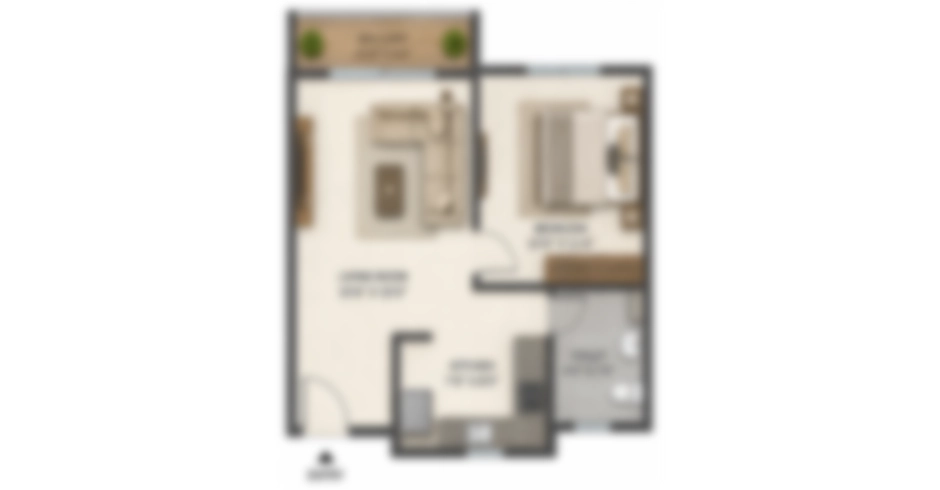 Krishna Parkview Kopar Khairane 1 BHK Price