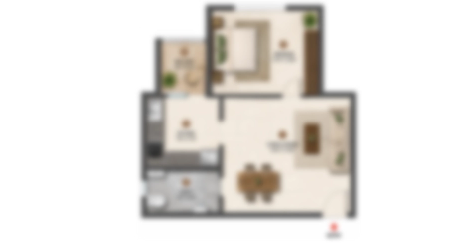 Krishna Parkview Kopar Khairane 2 BHK Price