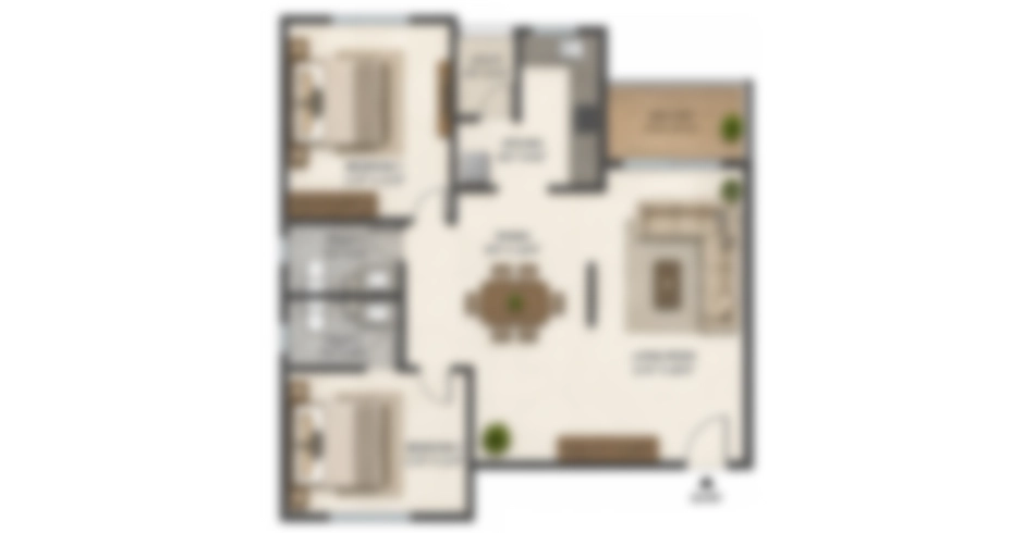 Krishna Parkview Kopar Khairane Floor Plan